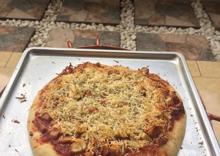 Easy homemade pizza