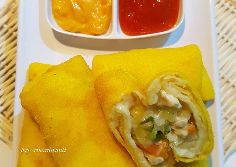 Cara Istimewa Untuk Mencoba Di Rumah247. Risoles Isi Rougut Ayam