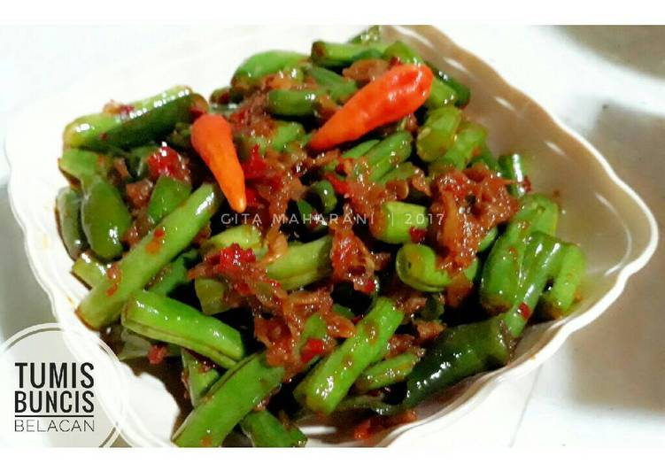 Tumis Buncis Belacan