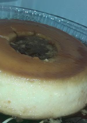 Una foto de Flan casero / Flan de huevo