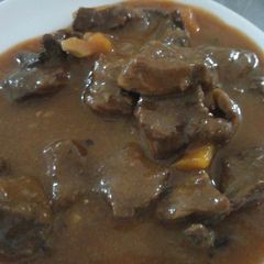 A picture of Brown lamb stew.