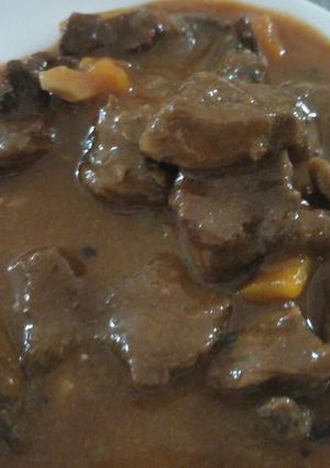 A picture of Brown lamb stew.