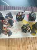 Chocolate lolly pops Christmas spoon