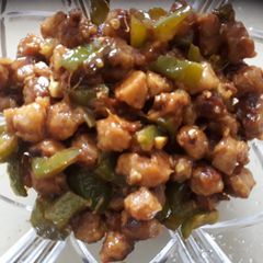 A picture of Soya chill Manchurian.