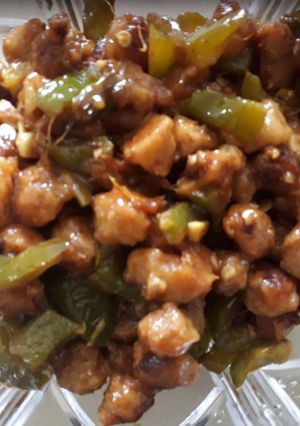 A picture of Soya chill Manchurian.