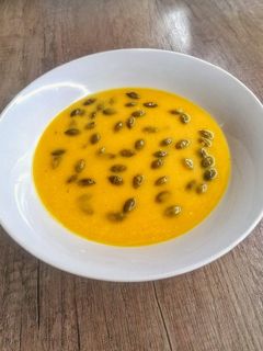 Sütőtök krémleves recept fotója