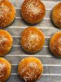 Bollos de hamburguesa