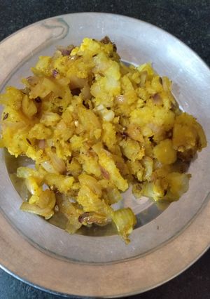 A picture of Potato bhaji.