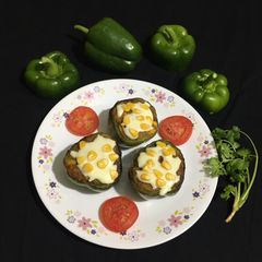 A picture of Stuffed Capsicum.