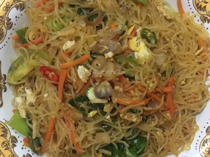 Cara Bikin Bihun jagung goreng Gampang