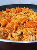 Hyderabadi Boneless Chicken 65 Biryani
