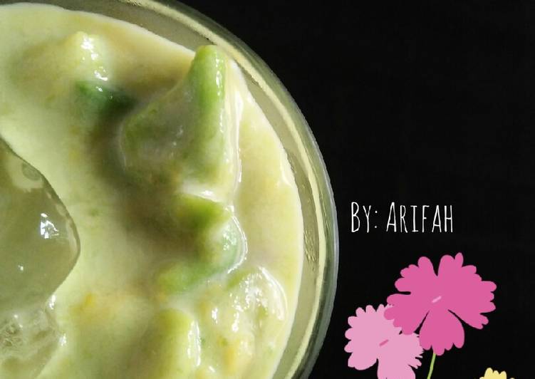 Resep Es Alpukat milky Cepat