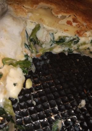 Una foto de Tarta de acelga cremosa