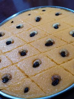 A picture of Poha semolina sweet #feast.