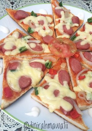 Foto resep Pizza Roti Tawar Teflon 🍕