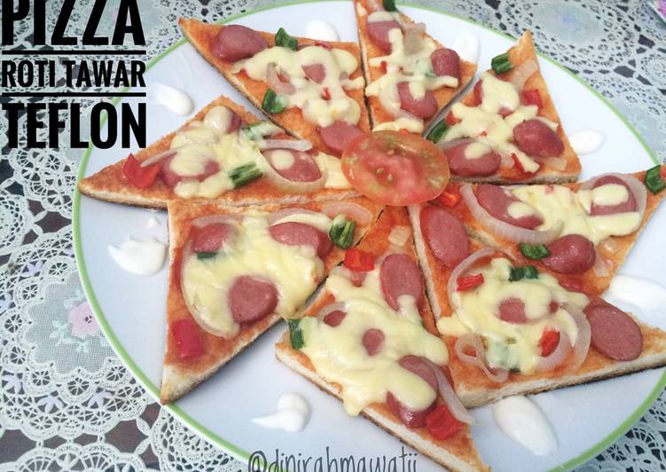 Pizza Roti Tawar Teflon 🍕