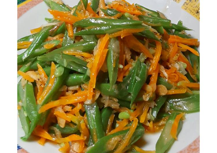 Tumis Bun_tel (buncis n wortel)