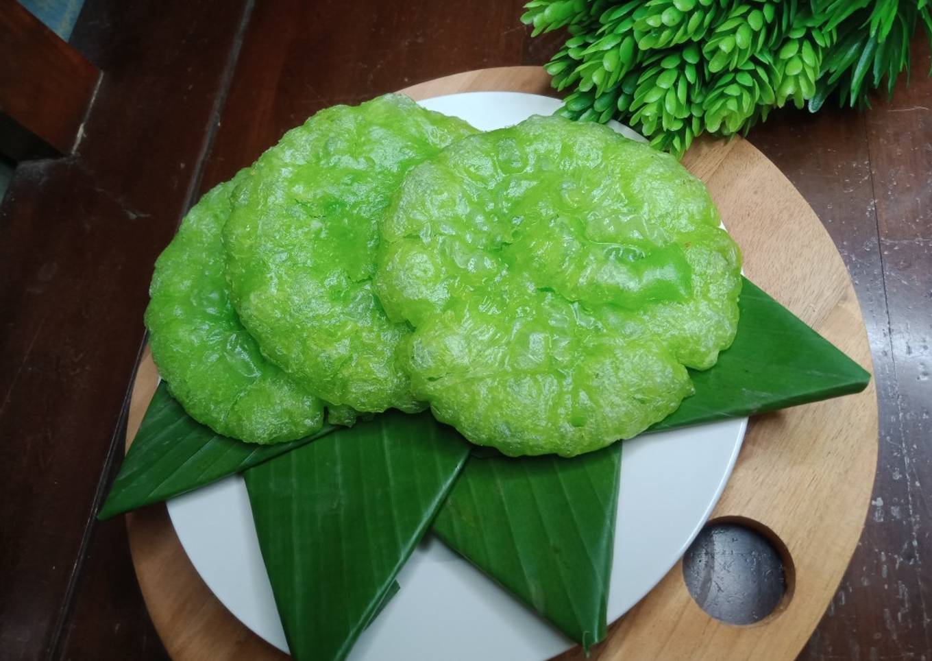 Cucur pandan anti gagal