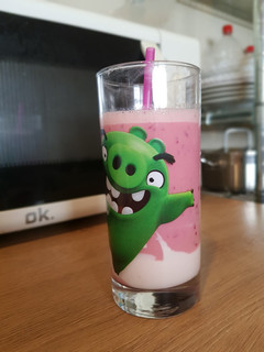 Una foto de Batido de cerezas