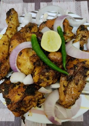 চিকেন তন্দুরি (Chicken tandoori recipe in Bengali) রেসিপির প্রধান ছবি