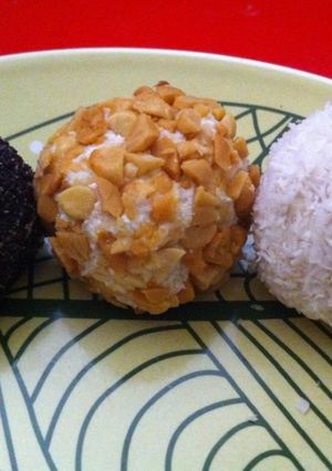 TudatosantESZEM raffaello (fogyókúrába illeszthető, laktózmentesen is elkészíthető, bélflóra építő) recept fotója