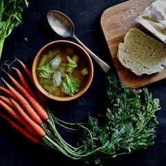 A picture of Chicken and Vegetable Soup.