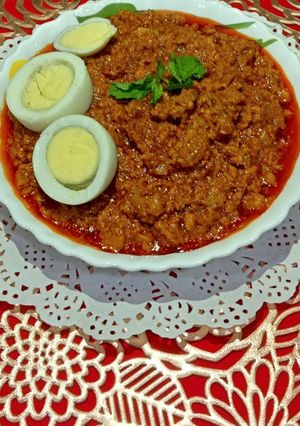 A picture of Mutton Keema.