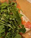Crepe de Salmão Fumado e Queijo Creme