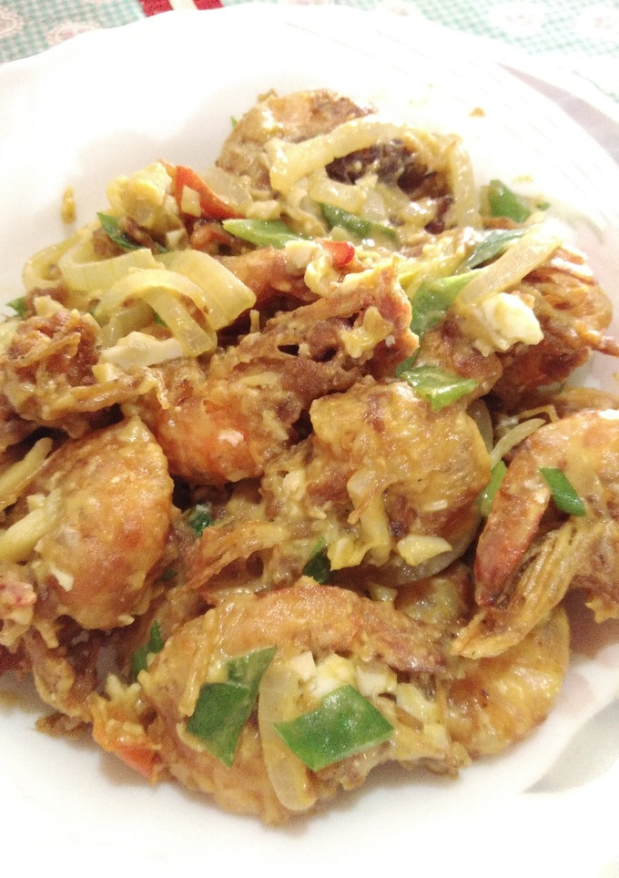 Foto resep Udang Saus Telur Asin