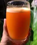 Mix Juice carrots with sunkist
