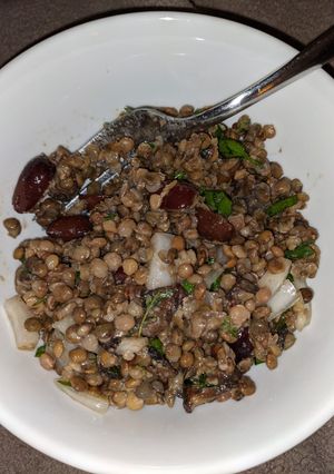 A picture of French Lentil Salad.