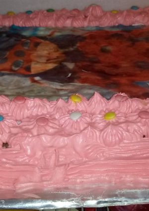صورة لوصفة كيكة عيد ميلاد للأطفال