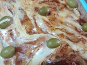 Una foto de pizza integral un kilo