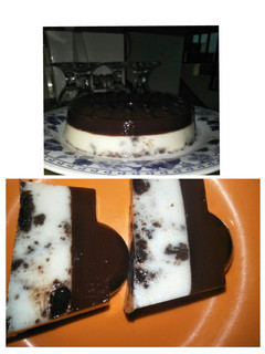 Foto resep Puding Oreo Lapis Coklat