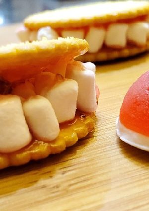 巫婆牙齒餅乾（萬聖節） 的食譜成品照片