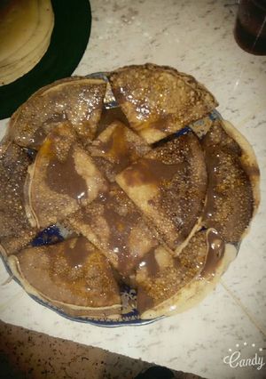 صورة لوصفة كريب بالشكلاطة