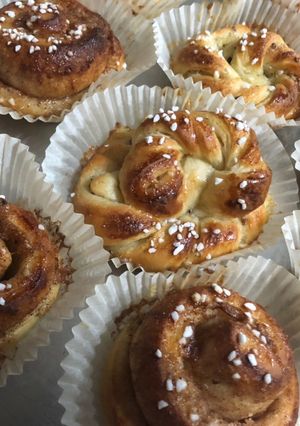 Φωτογραφία της συνταγής Vetebullar ρολάκια κανέλας / κάρδαμου