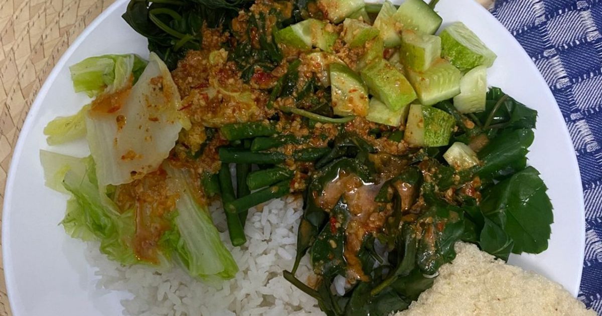 Nasi Pecel Rumahan