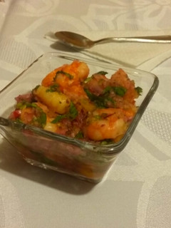 Una foto de Ceviche de camarones