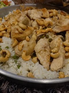 صورة لوصفة رز بالبازيلاء