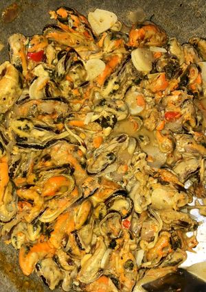 Foto resep Kerang Hijau Kuah Santan