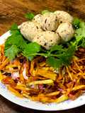 Kawaii Bird Nest Salad