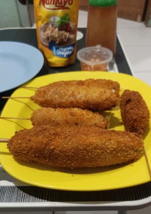Foto resep Corn Dog sosis keju mozarela