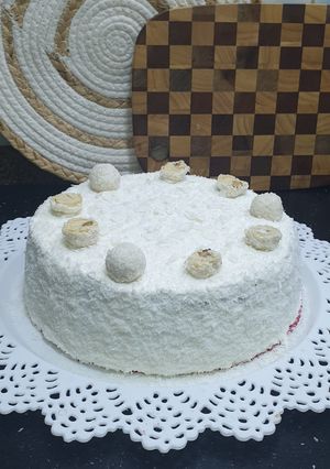 صورة لوصفة تورتة جوز الهند 🥥