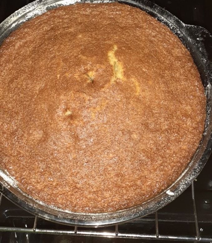 Una foto de Bizcocho de leche esponjoso