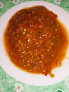Foto resep Sambal mentah (sambal plecing kangkung)
