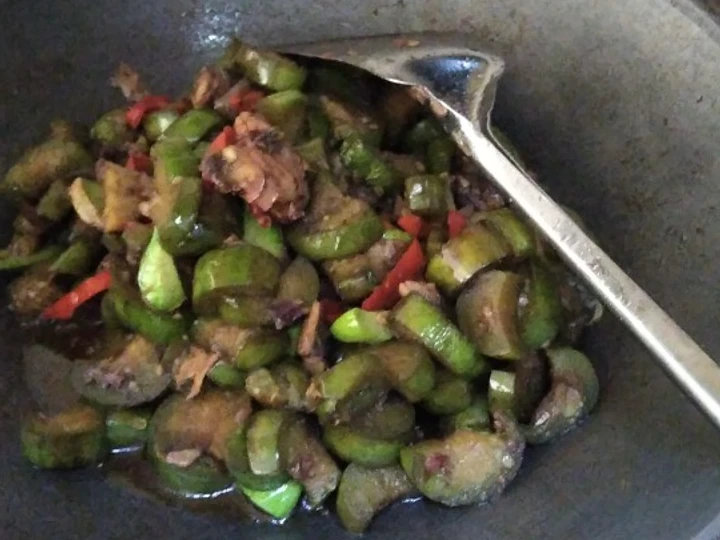 Langkah Mudah untuk Membikin Resep Oseng terong ikan asin pete yang Lezat Sekali Anti Ribet, Sempurna