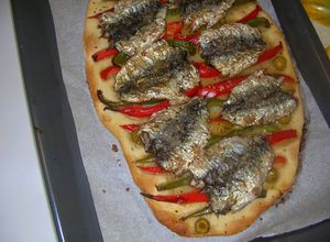 Foto principal de Coca de recapte con sardinas🐟