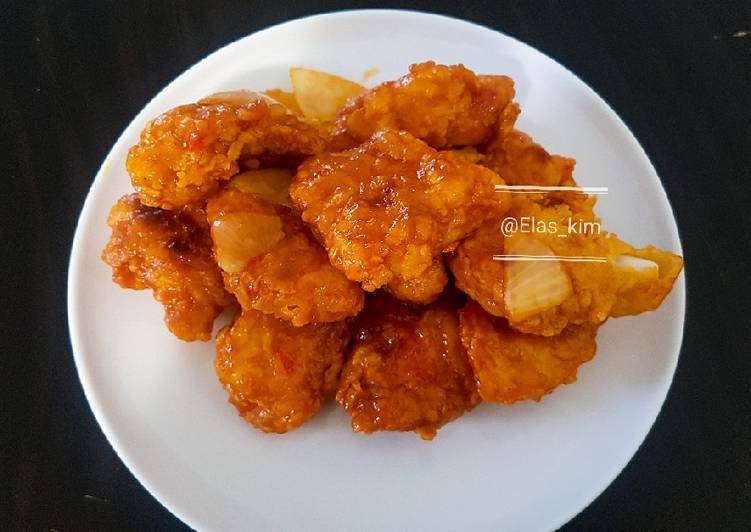Ayam goreng korea (양념 치킨)