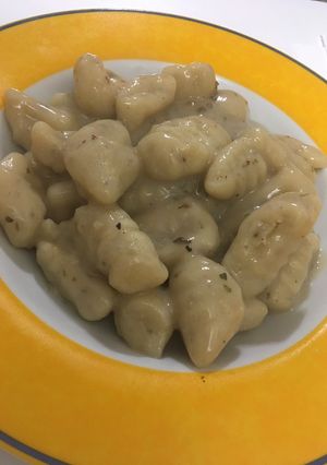Una foto de Ñoquis veganos express (Sin TACC / Gluten Free / Vegan)